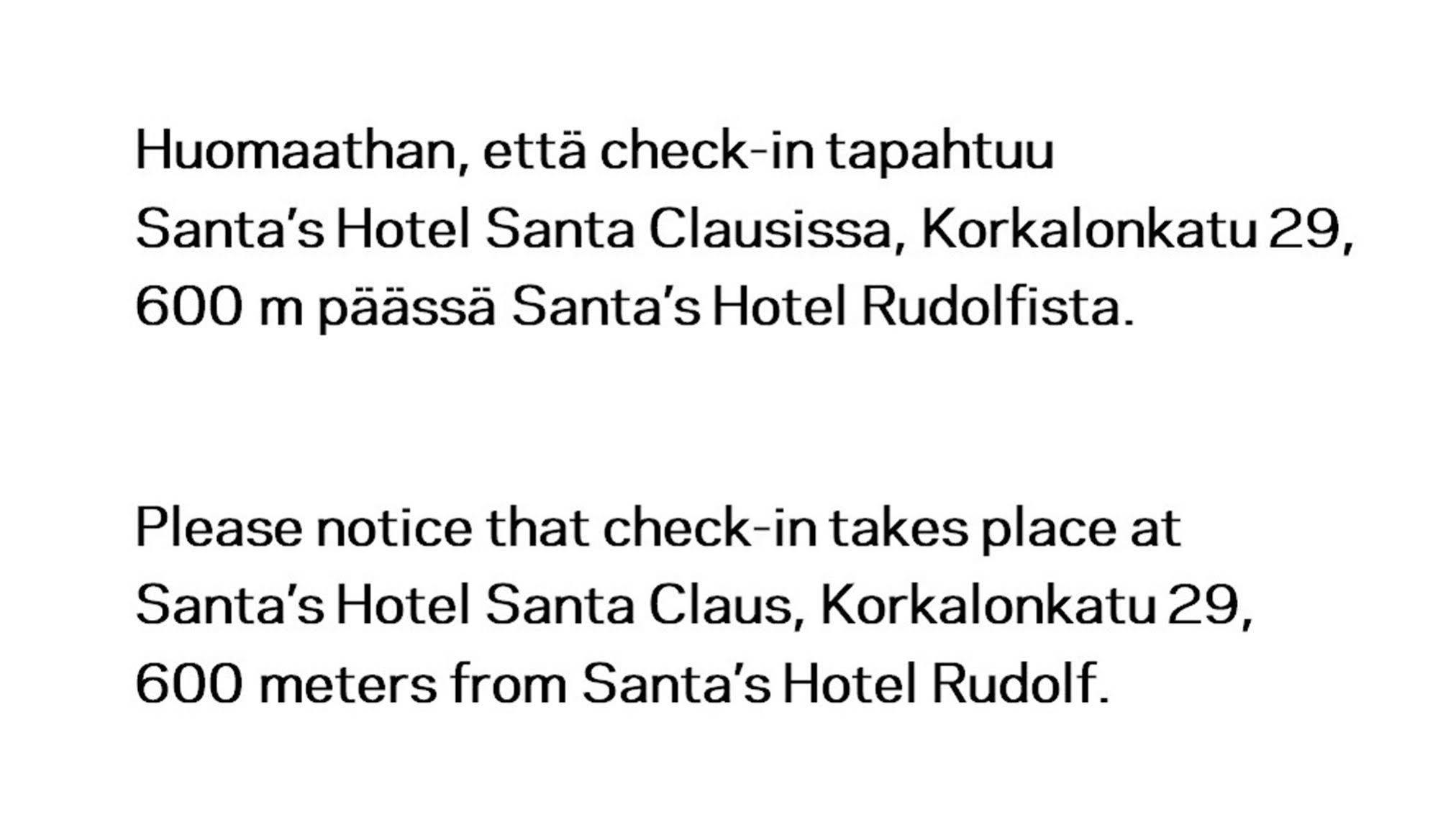 רובניימי Santa'S Hotel Rudolf מראה חיצוני תמונה